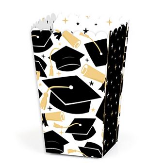 Big Dot Of Happiness Goodbye High School, Hello College Grad Party Favor Popcorn Boxes 12 ct
