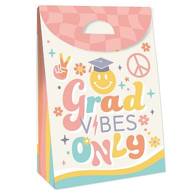 Big Dot Of Happiness Groovy Grad Hippie Graduation Party Gift Bags Party Goodie Boxes 12 Ct