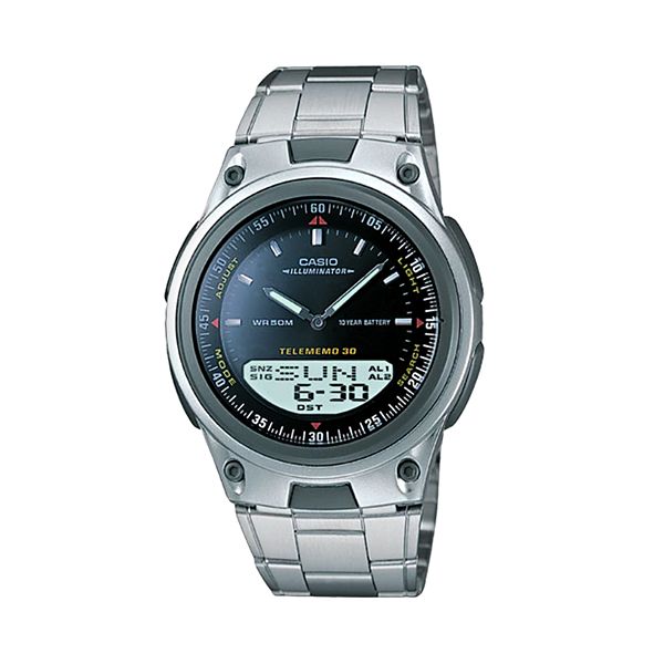 Casio Men's Forester Analog Digital Databank Chronograph Watch - AW80D-1AV