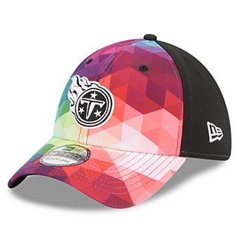 Men's New Era Pink Tennessee Titans 2023 NFL Crucial Catch 39THIRTY Flex Hat