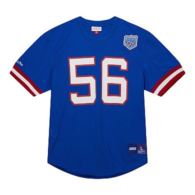 Men's Mitchell & Ness Lawrence Taylor Royal New York Giants Retired Player Name & Number Mesh Top