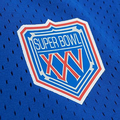 Men's Mitchell & Ness Lawrence Taylor Royal New York Giants Retired Player Name & Number Mesh Top