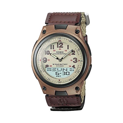casio men's world time illuminator watch