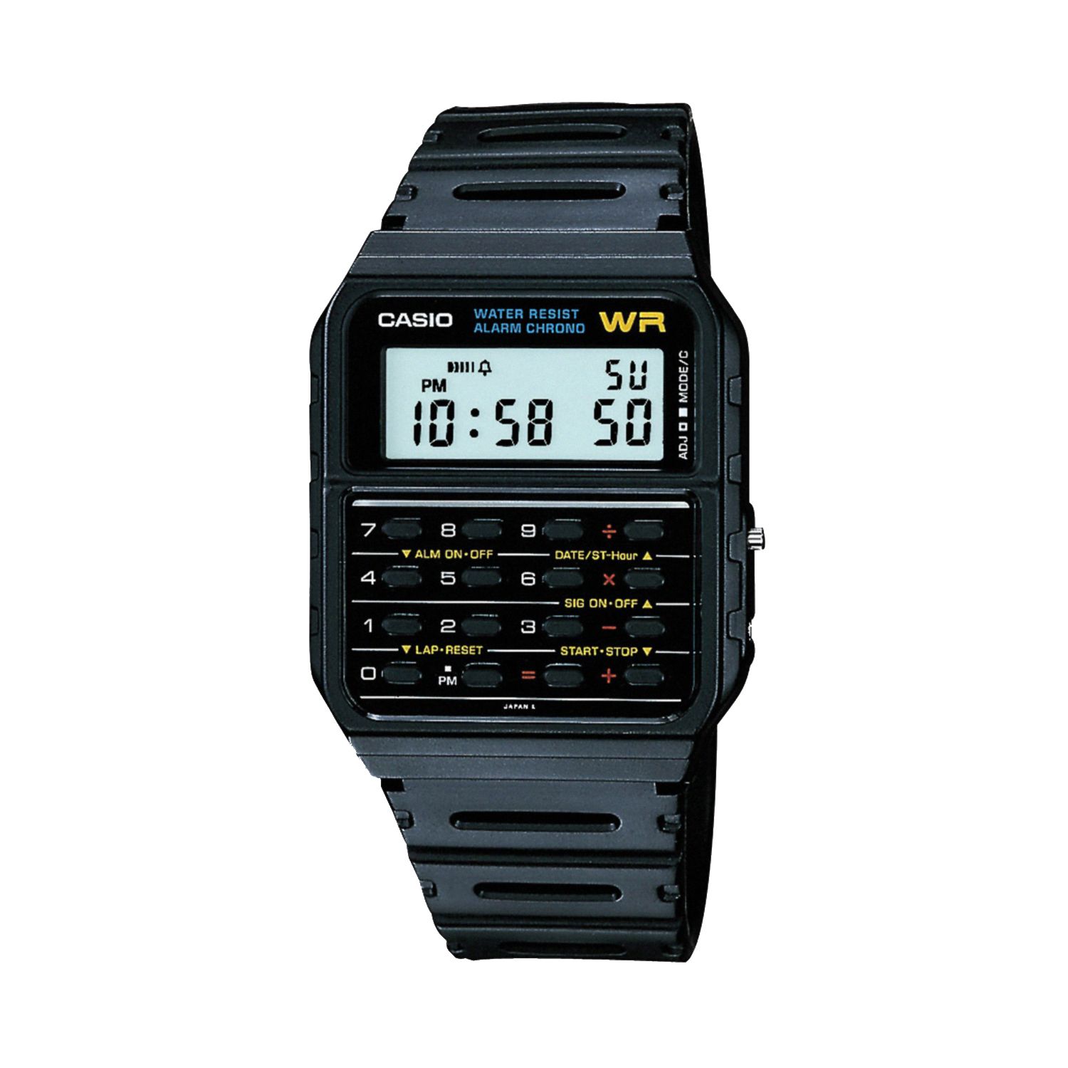 calculator digital watch