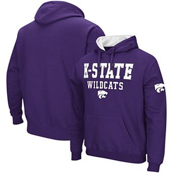 Men's Colosseum Purple Kansas State Wildcats Sunrise Pullover Hoodie