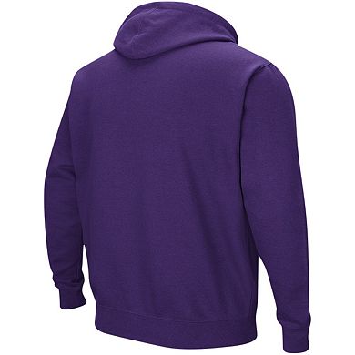 Men's Colosseum Purple Kansas State Wildcats Sunrise Pullover Hoodie