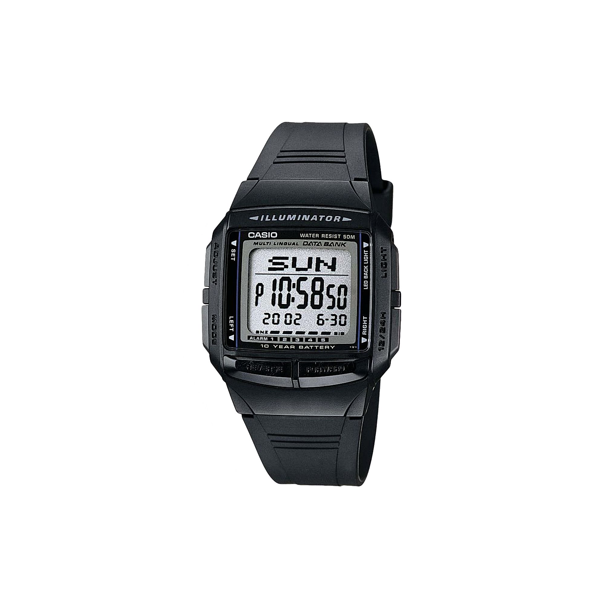 Casio Mens Illuminator Multilingual Digital Databank & Chronograph Watch -