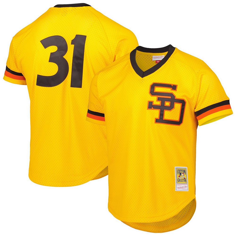Men's Mitchell & Ness Dave Winfield Gold San Diego Padres