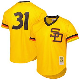 Men's Mitchell & Ness Dave Winfield Gold San Diego Padres Cooperstown Collection Mesh Batting Practice Jersey