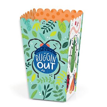 Big Dot Of Happiness Buggin' Out Bugs Birthday Party Favor Popcorn Treat Boxes Set Of 12