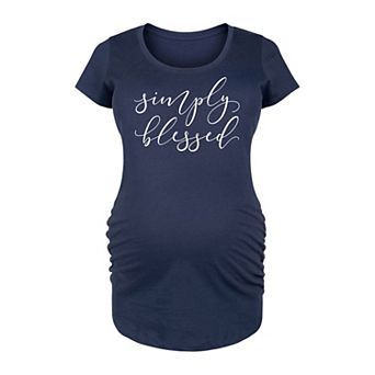 Maternity Simply Blessed Graphic Tee