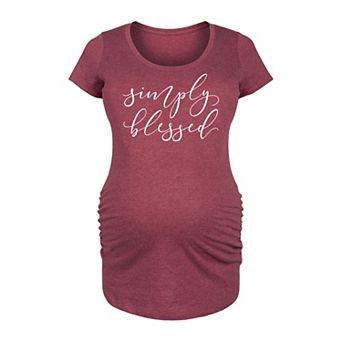 Maternity Simply Blessed Graphic Tee