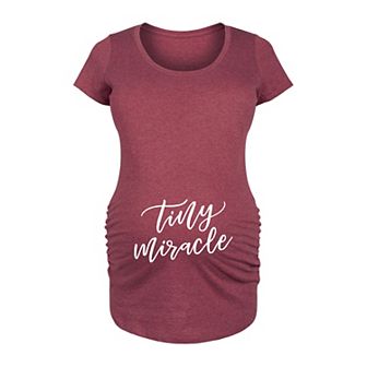 Maternity Tiny Miracle Graphic Tee