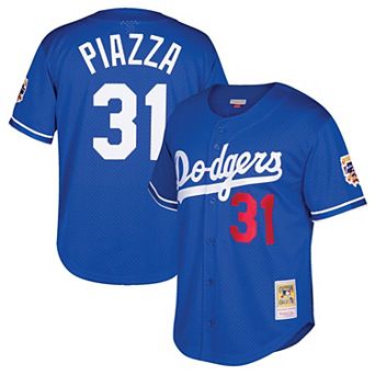 Youth Mitchell & Ness Mike Piazza Royal Los Angeles Dodgers Cooperstown Collection Mesh Batting Practice Jersey
