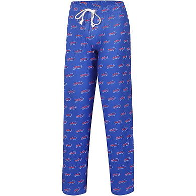 Women's Concepts Sport Royal Buffalo Bills Gauge Allover Print Sleep Pants