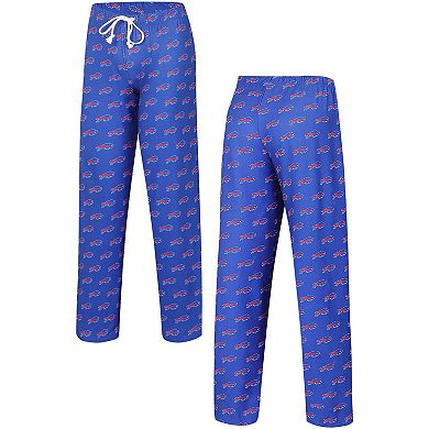 Women's Concepts Sport Royal Buffalo Bills Gauge Allover Print Sleep Pants