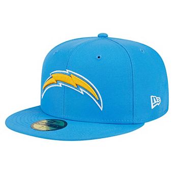Men's New Era Powder Blue Los Angeles Chargers Main 59FIFTY Fitted Hat