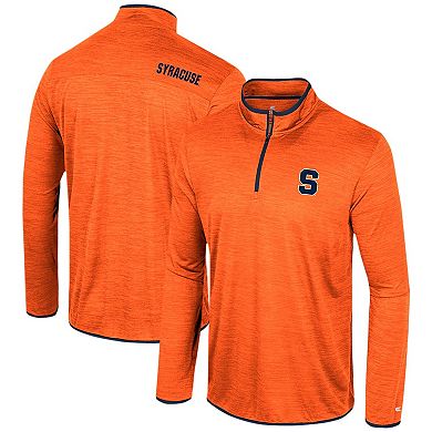 Men's Colosseum Orange Syracuse Orange Wright Quarter-Zip Windshirt