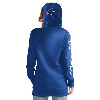 Women's G-III 4Her by Carl Banks Royal Buffalo Bills Extra Inning Pullover Hoodie