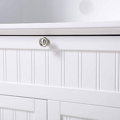 American Furniture Classics Os Home And Office Wooden Buffet And Hutch, White