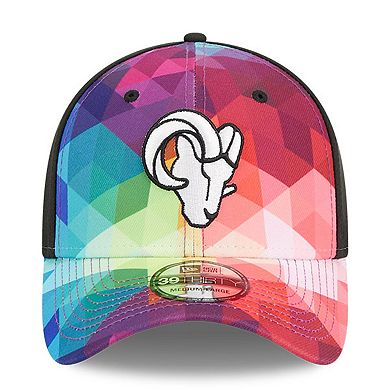 Men's New Era Pink Los Angeles Rams 2023 NFL Crucial Catch 39THIRTY Flex Hat