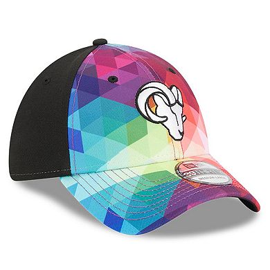 Men's New Era Pink Los Angeles Rams 2023 NFL Crucial Catch 39THIRTY Flex Hat