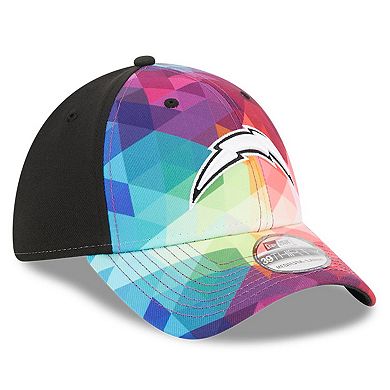 Men's New Era Pink Los Angeles Chargers 2023 NFL Crucial Catch 39THIRTY Flex Hat