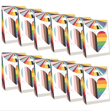 Big Dot Of Happiness So Many Ways To Be Human Pride Favor Party Goodie Boxes 12 Ct