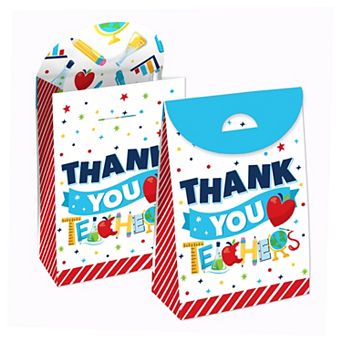 Big Dot Of Happiness Thank You Teachers Teacher Appreciation Gift Party Goodie Boxes 12 ct