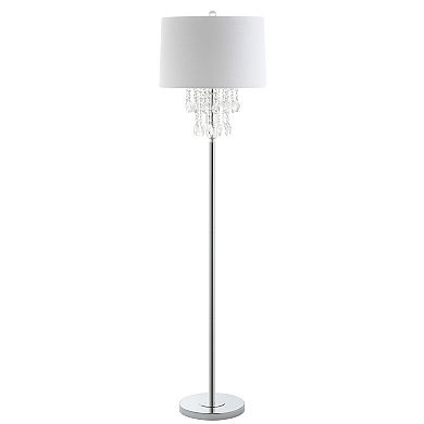 Abigail Crystal Metal Led Floor Lamp