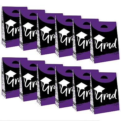 Big Dot Of Happiness Purple Grad Best Is Yet To Come Graduation Gift Party Goodie Boxes 12 Ct
