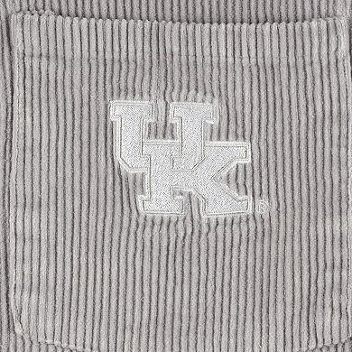 Women's Gameday Couture Gray Kentucky Wildcats Vintage Wash Corduroy Full-Snap Hooded Shacket