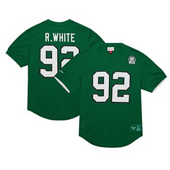 Men's Mitchell & Ness Reggie White Kelly Green Philadelphia Eagles Retired Player Name & Number Mesh Top