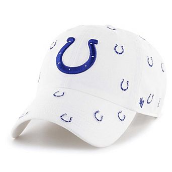 Unisex '47 White Indianapolis Colts Confetti Clean Up Adjustable Hat