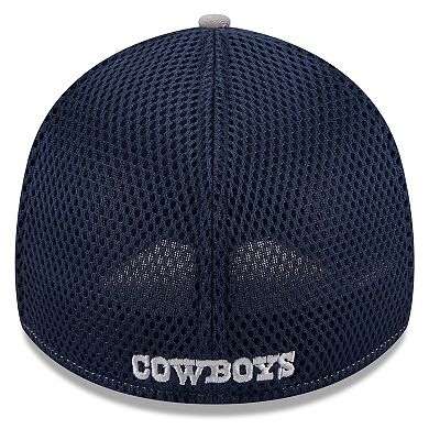 Men's New Era Gray Dallas Cowboys  Pipe 39THIRTY Flex Hat