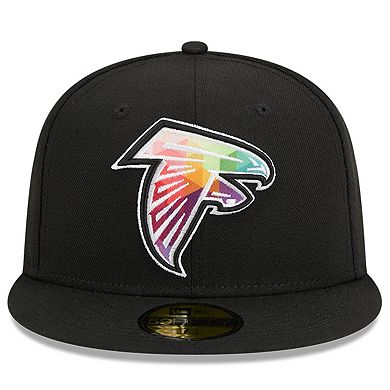Men's New Era  Black Atlanta Falcons 2023 NFL Crucial Catch 59FIFTY Fitted Hat