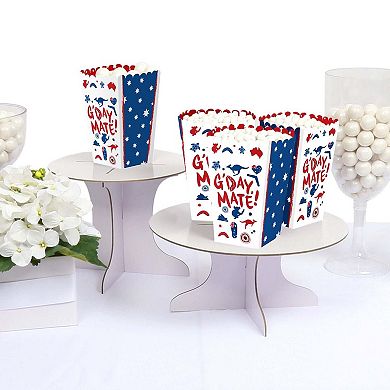 Big Dot Of Happiness Australia Day - G'day Mate Aussie Party Favor Popcorn Treat Boxes 12 Ct
