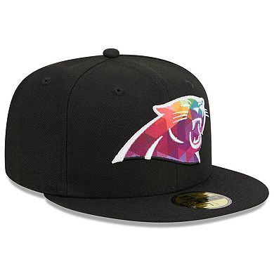 Men's New Era Black Carolina Panthers 2023 NFL Crucial Catch 59FIFTY Fitted Hat