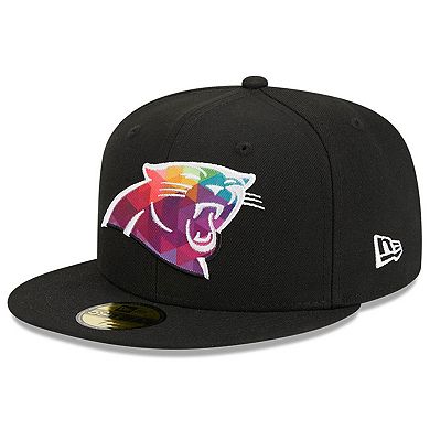 Men's New Era Black Carolina Panthers 2023 NFL Crucial Catch 59FIFTY Fitted Hat