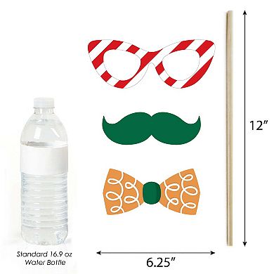 Big Dot Of Happiness Gingerbread Christmas - Gingerbread Man Holiday Photo Booth Props 20 Ct