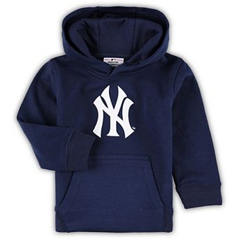 Toddler Navy New York Yankees Team Primary Logo Fleece Pullover Hoodie