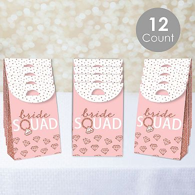 Big Dot Of Happiness Bride Squad Rose Gold Bridal Or Bachelorette Party Goodie Boxes 12 Ct