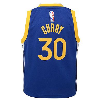 Preschool Nike Stephen Curry Royal Golden State Warriors Dri-FIT Swingman Player Jersey - Icon Edition