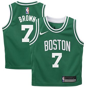 Preschool Nike Jaylen Brown Kelly Green Boston Celtics Swingman Player Jersey - Icon Edition