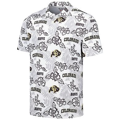 Men's Reyn Spooner White Colorado Buffaloes Performance Polo