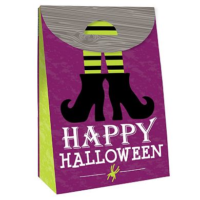 Big Dot Of Happiness Happy Halloween - Witch Gift Favor Box - Party Goodie Boxes - Set Of 12