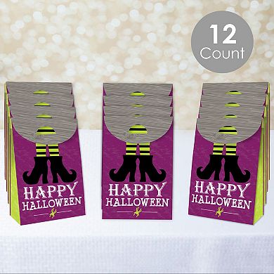 Big Dot Of Happiness Happy Halloween - Witch Gift Favor Box - Party Goodie Boxes - Set Of 12