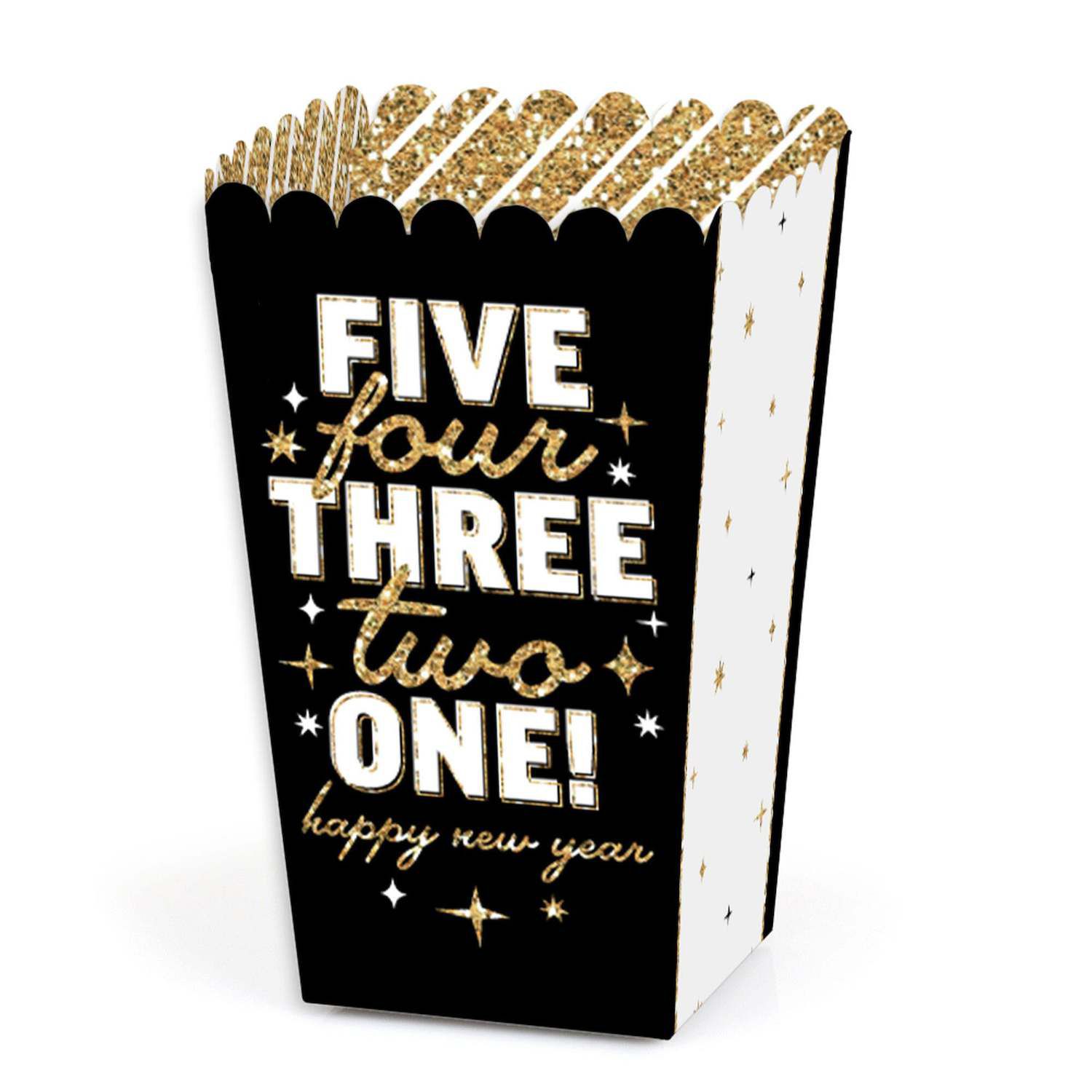 Big Dot Of Happiness Finally 21 - 21st Birthday Party Favor Popcorn Treat  Boxes - Set of 12