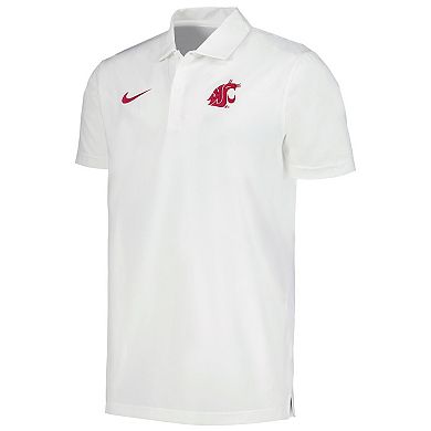 Men's Nike White Washington State Cougars Sideline Polo