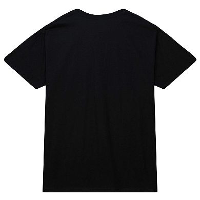 Men's Mitchell & Ness Tracy McGrady Black Houston Rockets Hardwood Classics Bling Concert Player T-Shirt